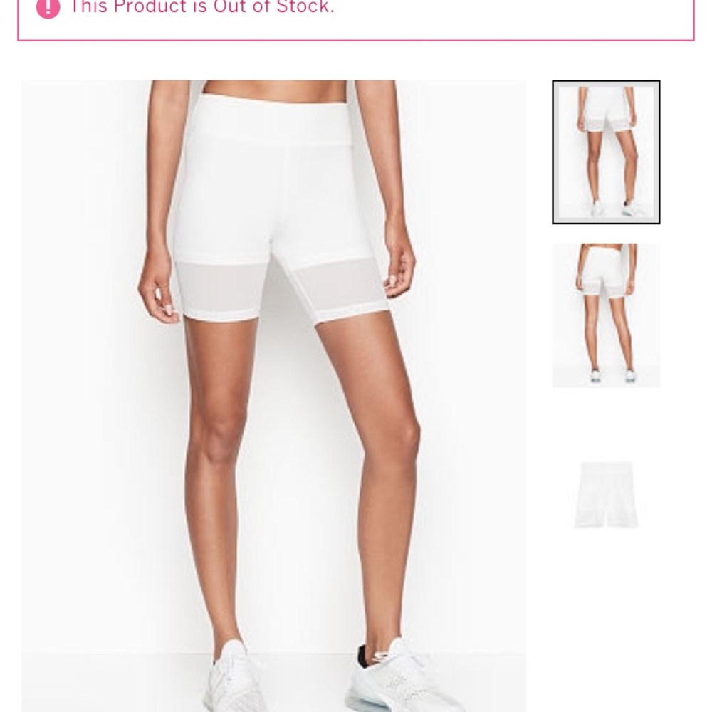 Victoria Secret mesh biker shorts size Small.